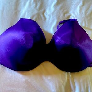 Cacique balconette cushioned bra size purple 42H